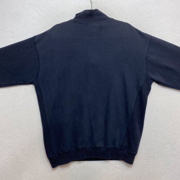 VINTAGE Penn State Nittany Lions Sweatshirt Mens L Navy OBV 1/4 Zip Pullover - Picture 12 of 15